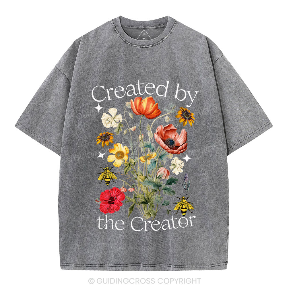 Created By The Creator Christian Washed T-Shirt