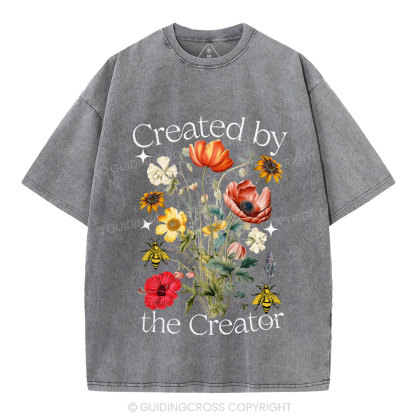 Created By The Creator Christian Washed T-Shirt