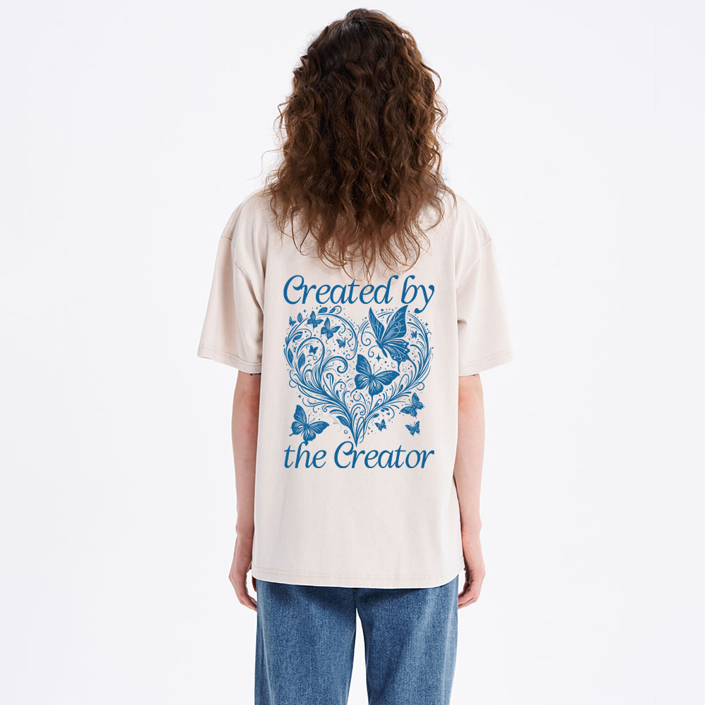 Created By The Creator Christian Washed T-Shirt