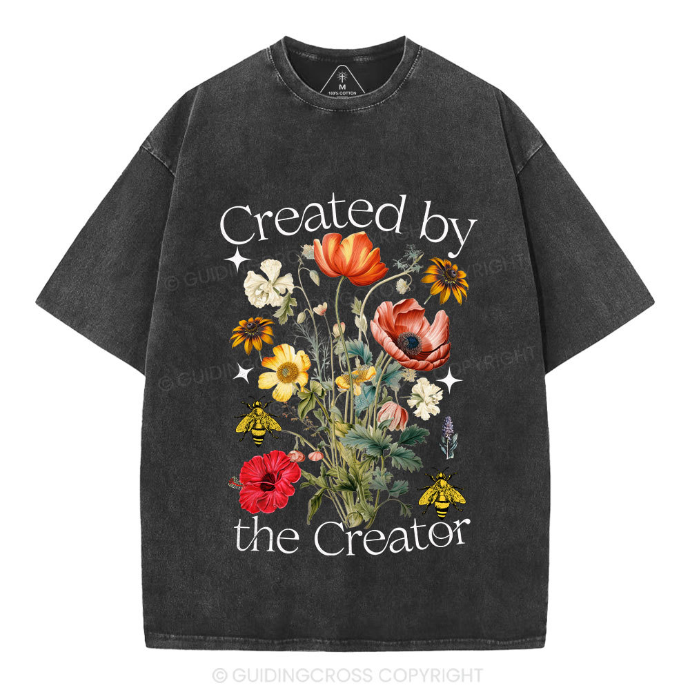 Created By The Creator Christian Washed T-Shirt