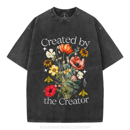 Created By The Creator Christian Washed T-Shirt