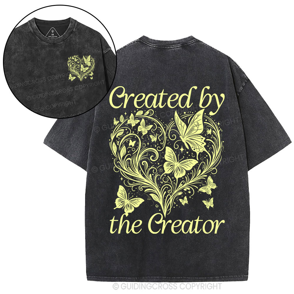 Created By The Creator Christian Washed T-Shirt