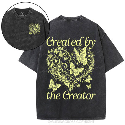 Created By The Creator Christian Washed T-Shirt