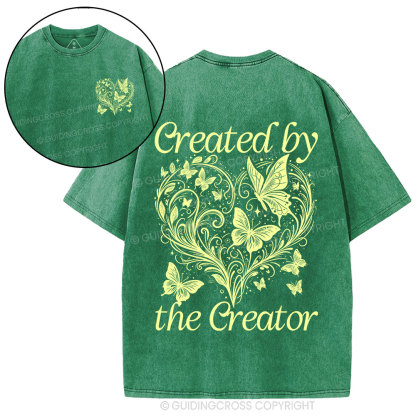 Created By The Creator Christian Washed T-Shirt