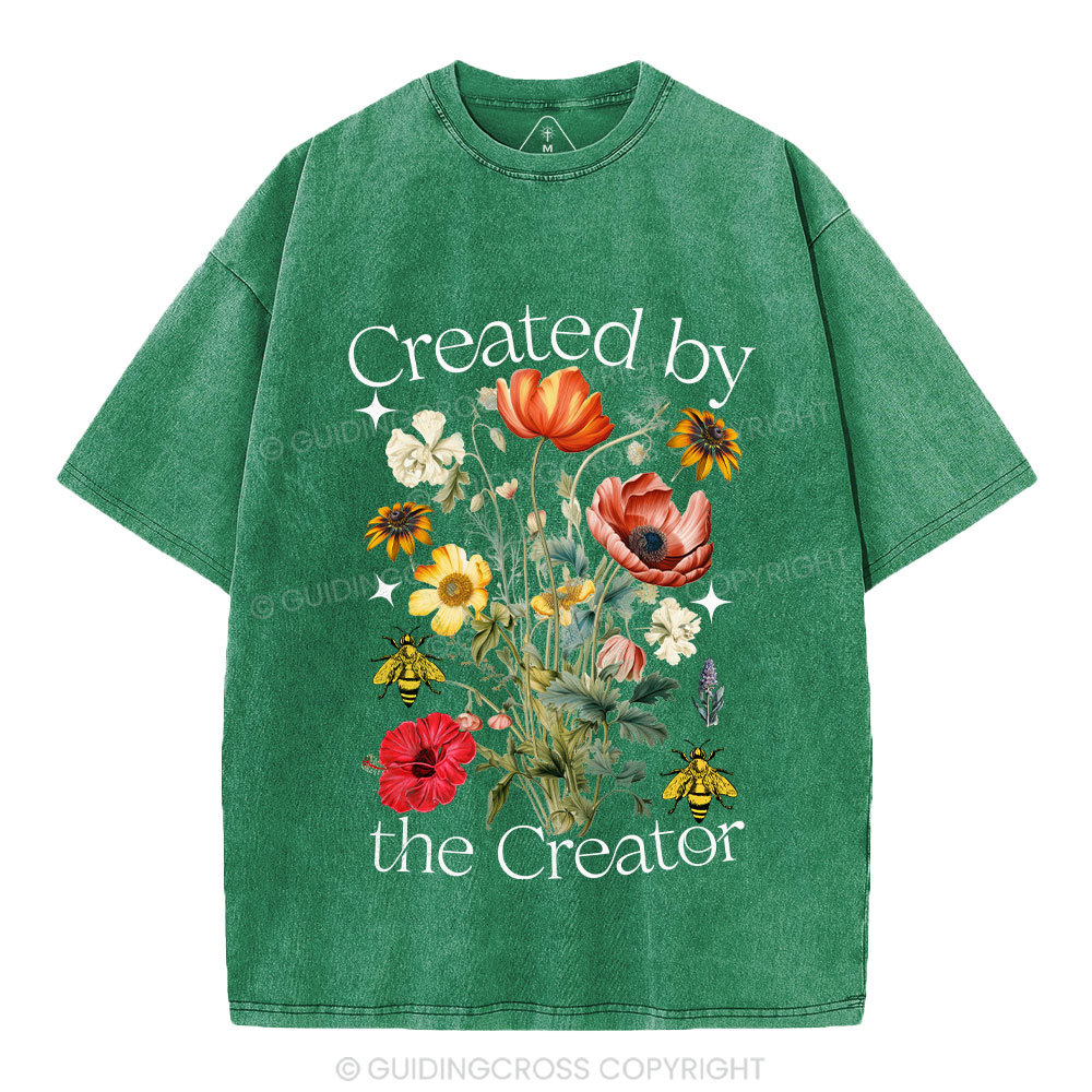 Created By The Creator Christian Washed T-Shirt