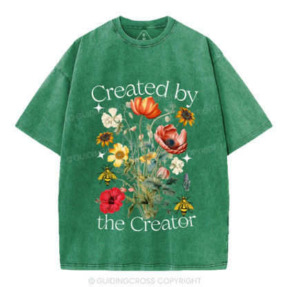 Created By The Creator Christian Washed T-Shirt