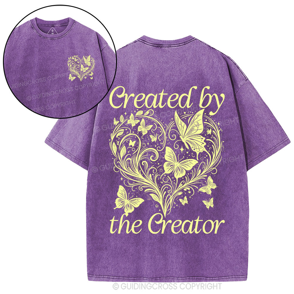 Created By The Creator Christian Washed T-Shirt