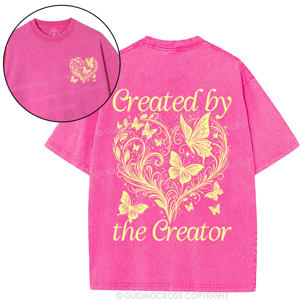 Created By The Creator Christian Washed T-Shirt
