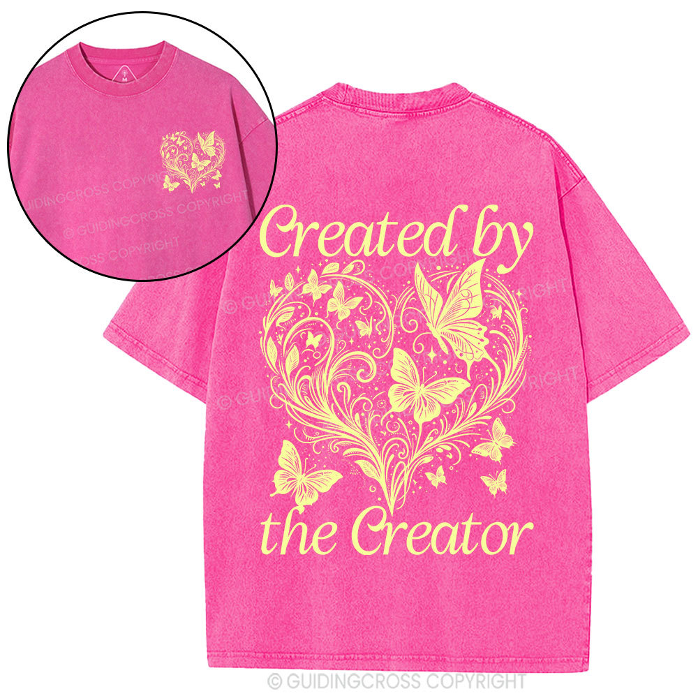 Created By The Creator Christian Washed T-Shirt