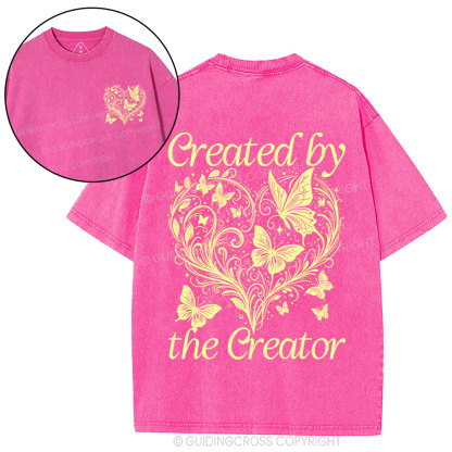 Created By The Creator Christian Washed T-Shirt