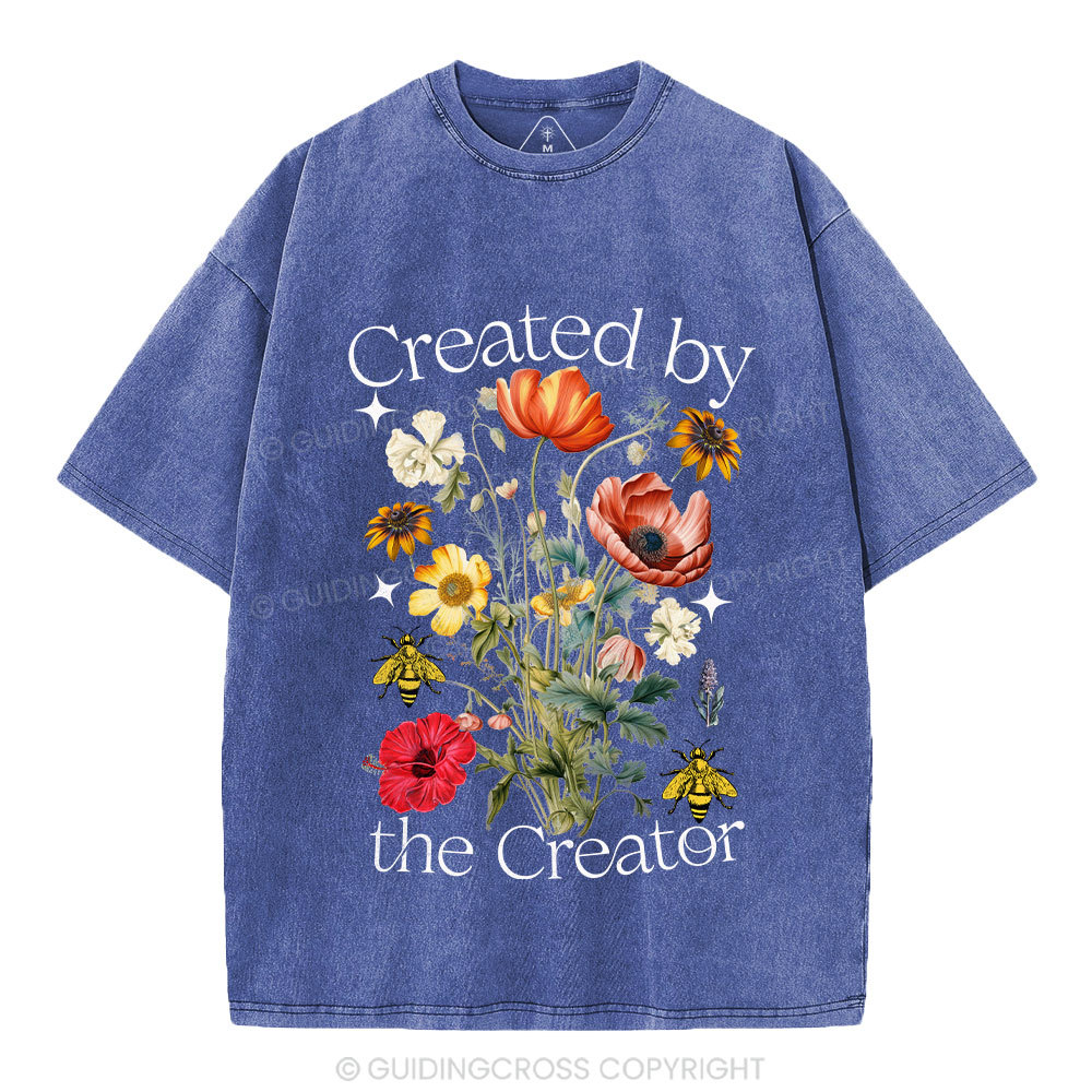 Created By The Creator Christian Washed T-Shirt