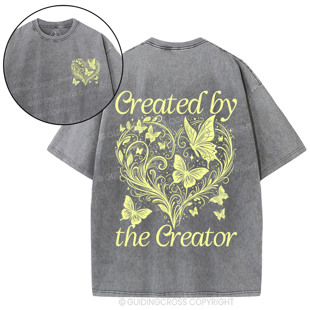 Created By The Creator Christian Washed T-Shirt