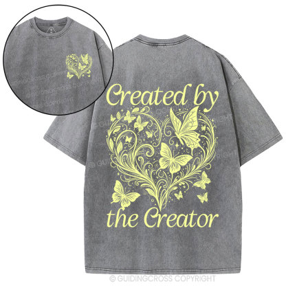 Created By The Creator Christian Washed T-Shirt