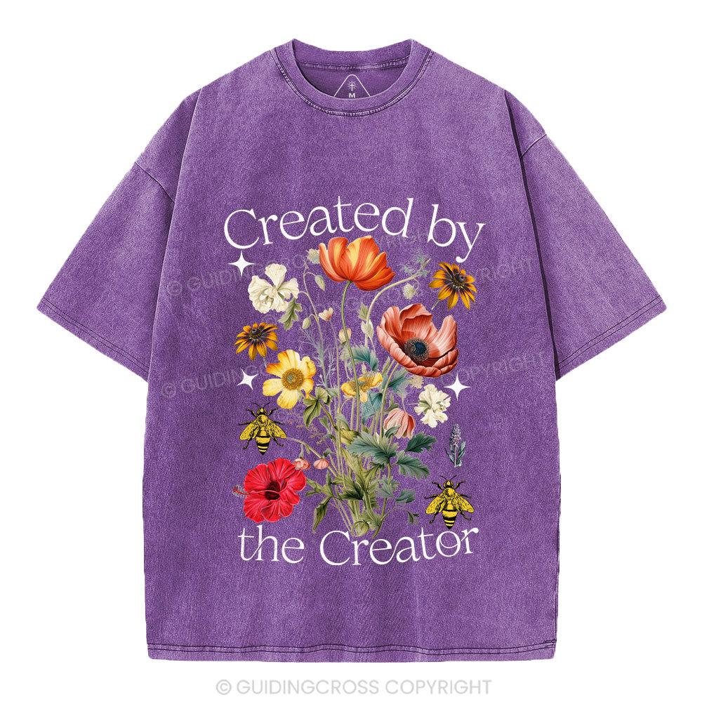 Created By The Creator Christian Washed T-Shirt