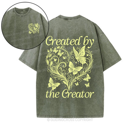 Created By The Creator Christian Washed T-Shirt