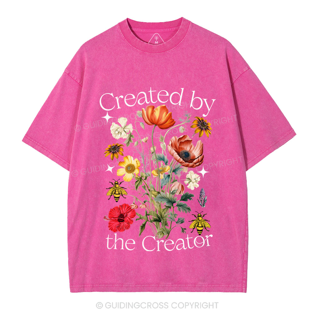 Created By The Creator Christian Washed T-Shirt