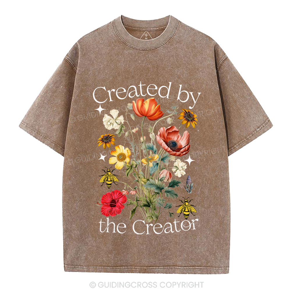 Created By The Creator Christian Washed T-Shirt