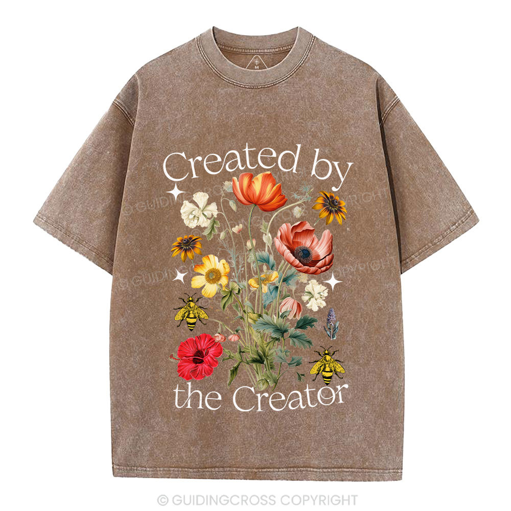 Created By The Creator Christian Washed T-Shirt
