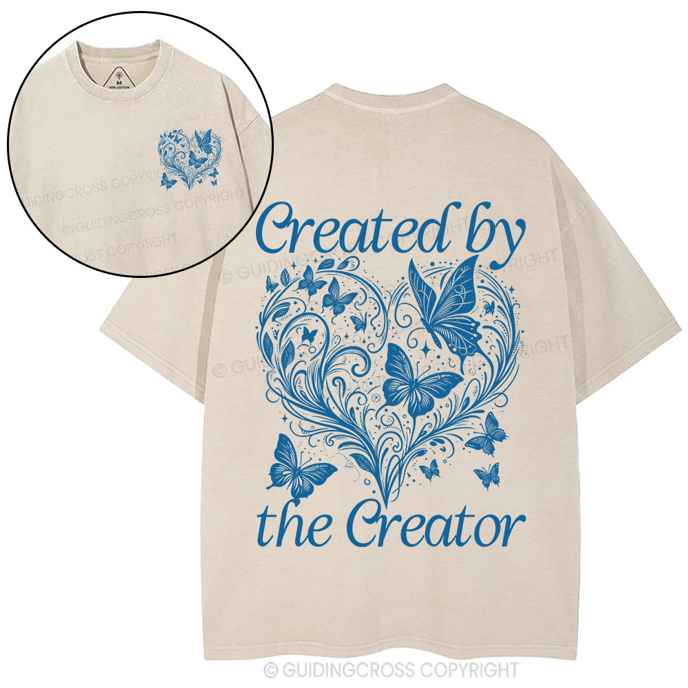 Created By The Creator Christian Washed T-Shirt