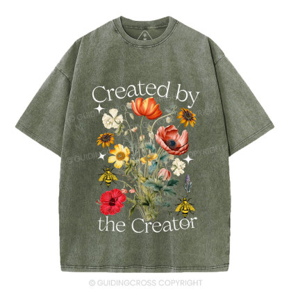 Created By The Creator Christian Washed T-Shirt