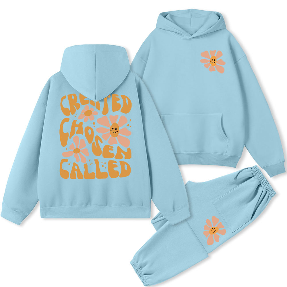 Created Choosen Called Christian Fleece Hoodie Set