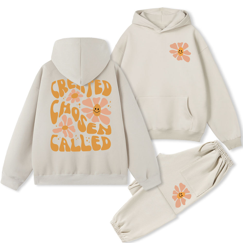 Created Choosen Called Christian Fleece Hoodie Set