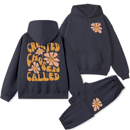 Created Choosen Called Christian Fleece Hoodie Set