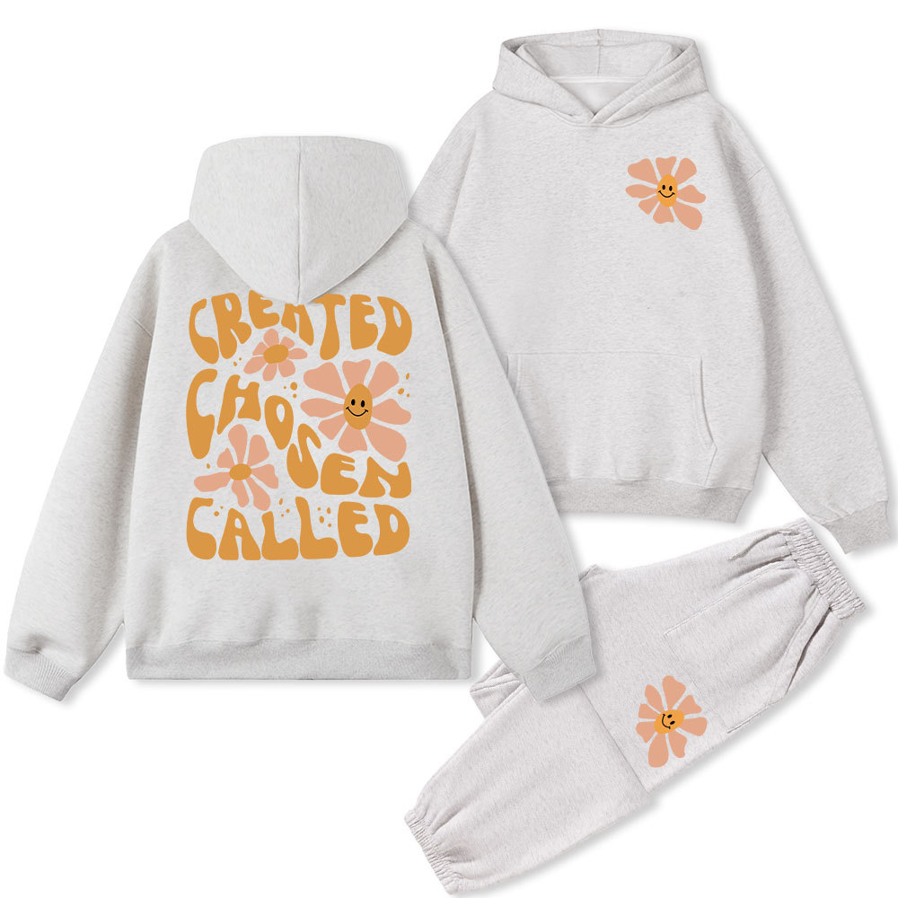 Created Choosen Called Christian Fleece Hoodie Set