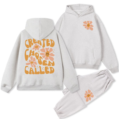 Created Choosen Called Christian Fleece Hoodie Set