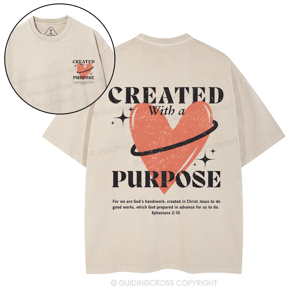 Created Christian Washed T-Shirt