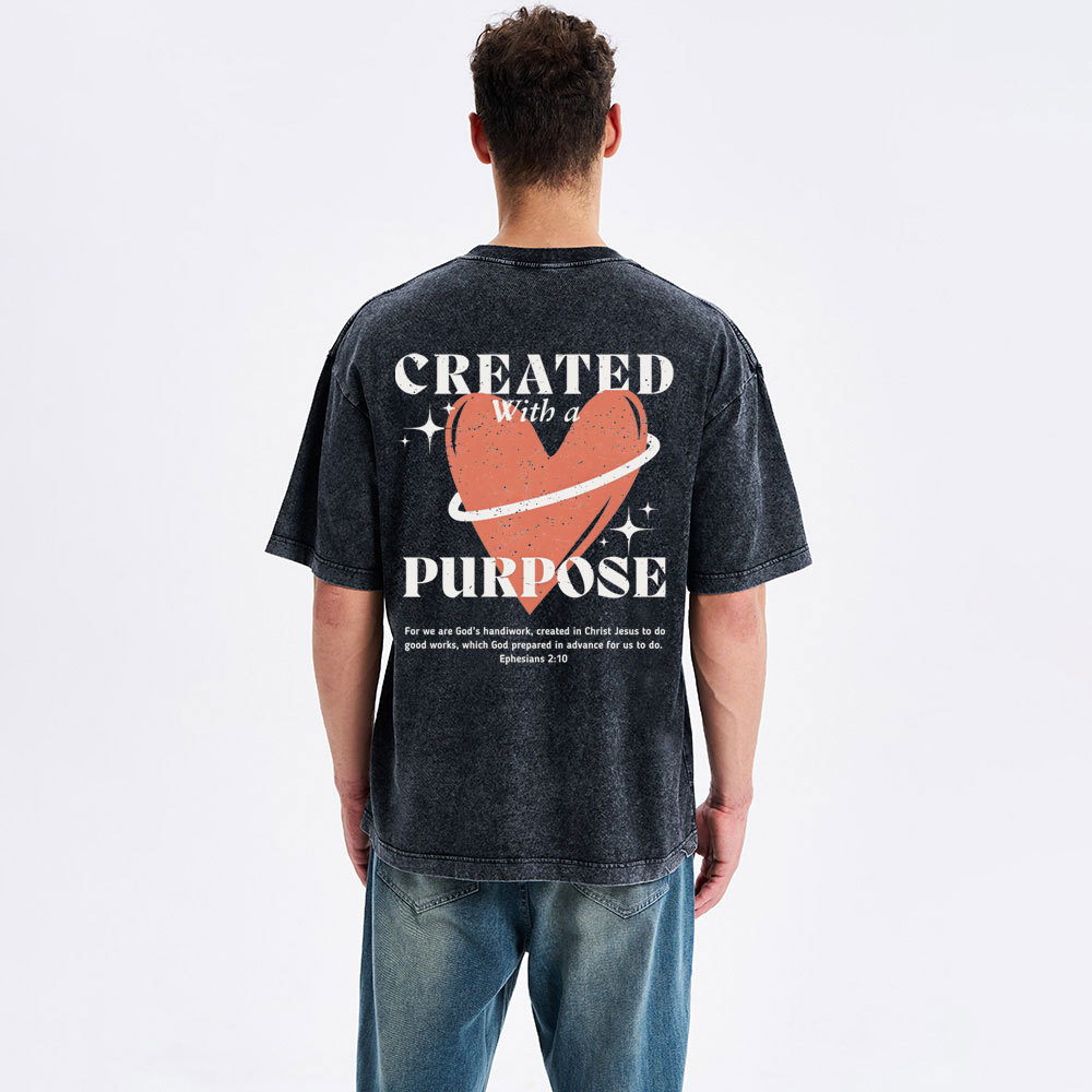 Created Christian Washed T-Shirt