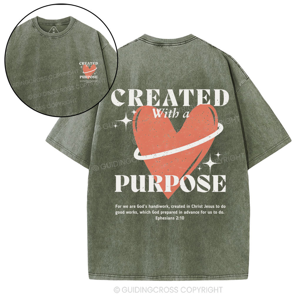 Created Christian Washed T-Shirt