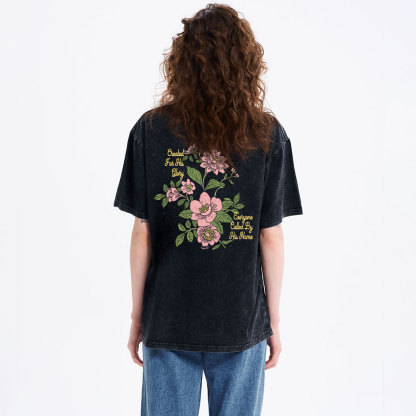 Created For His Glory Christian Washed T-Shirt