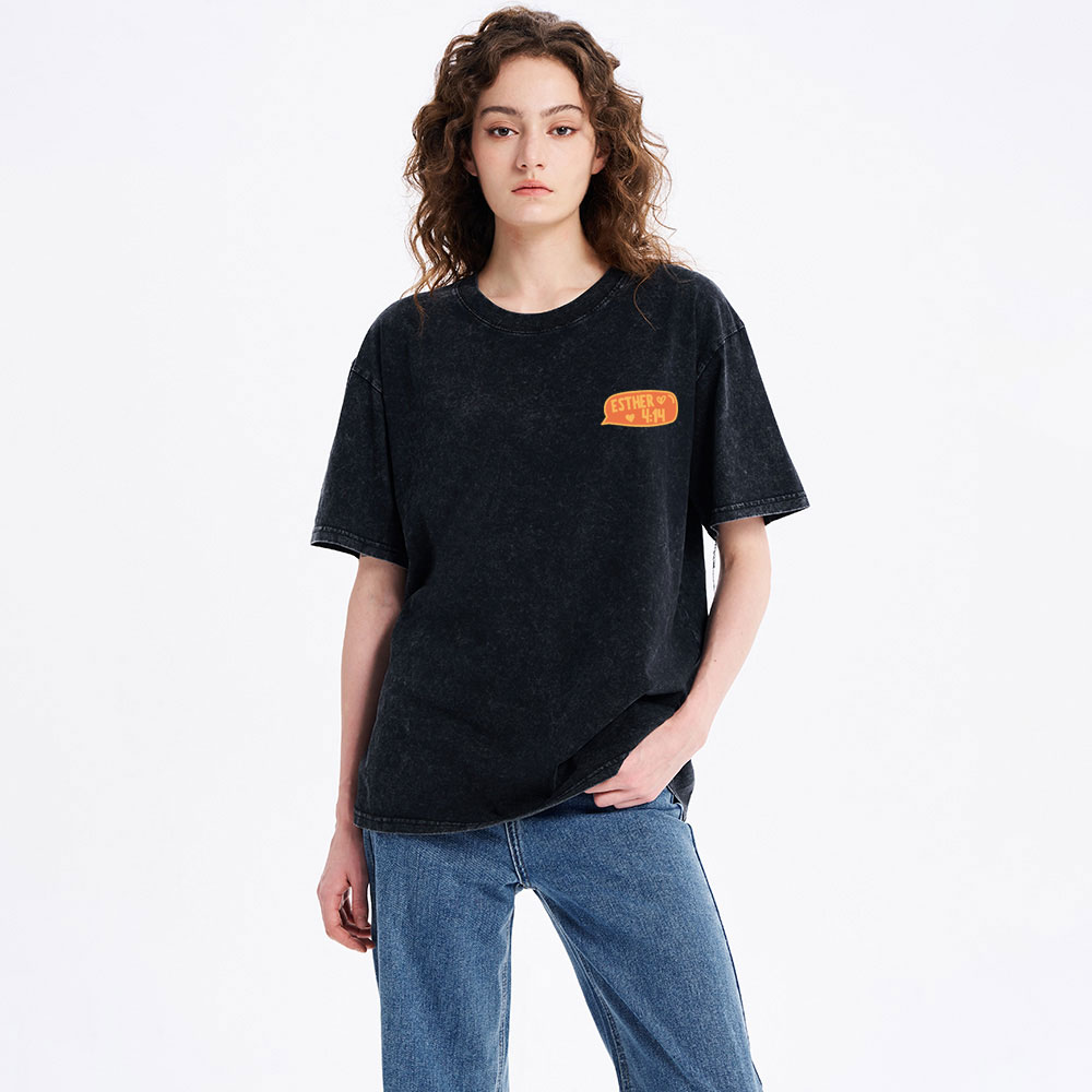 Created For Such A Time AS thisd Christian Washed T-Shirt