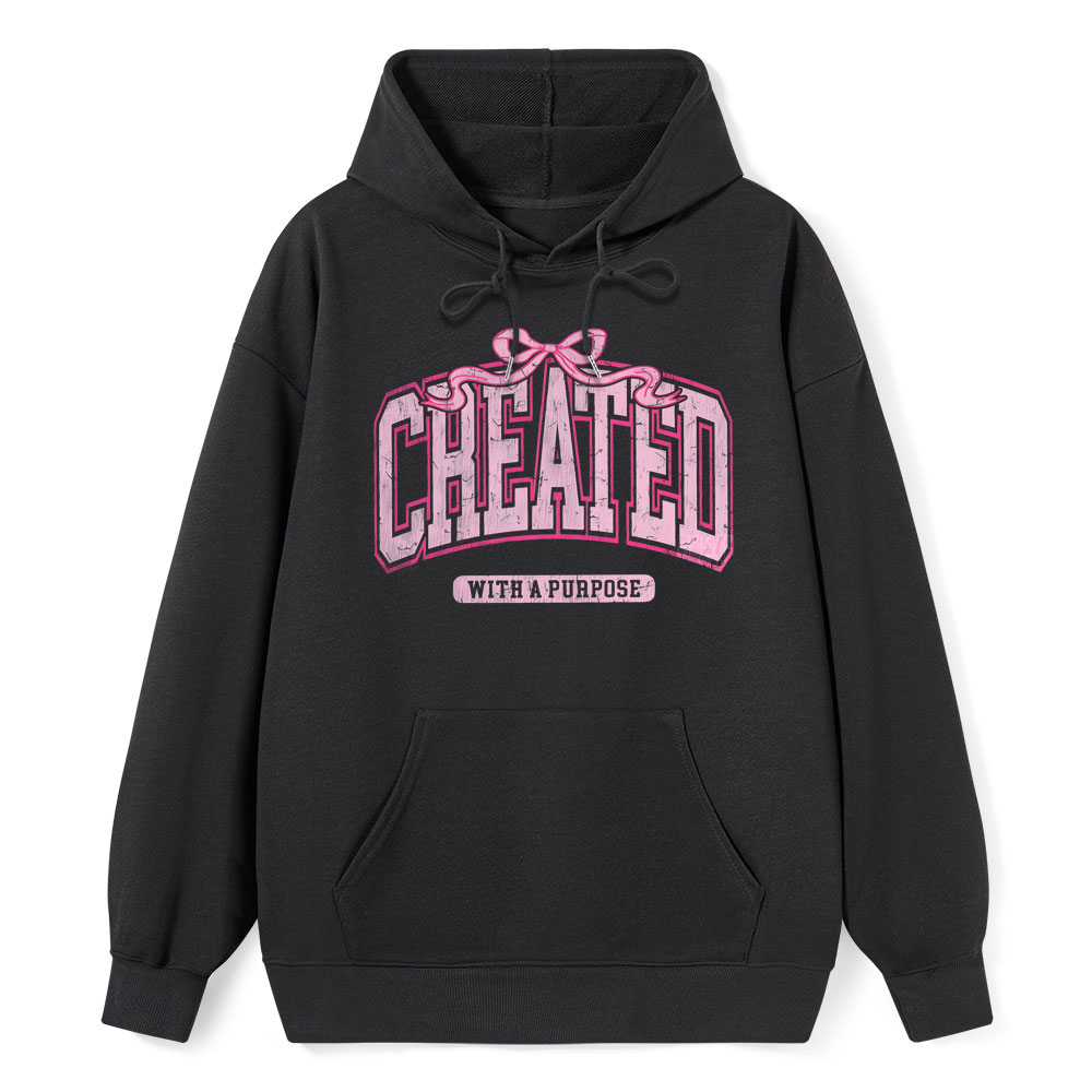 Created With A Purpose Christian Class Hoodie