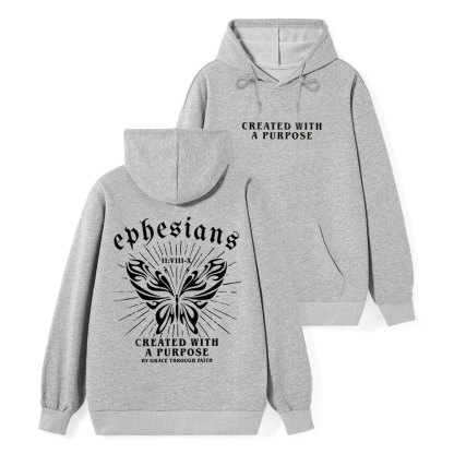 Created With A Purpose Classic Christian Hoodie