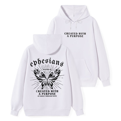 Created With A Purpose Classic Christian Hoodie