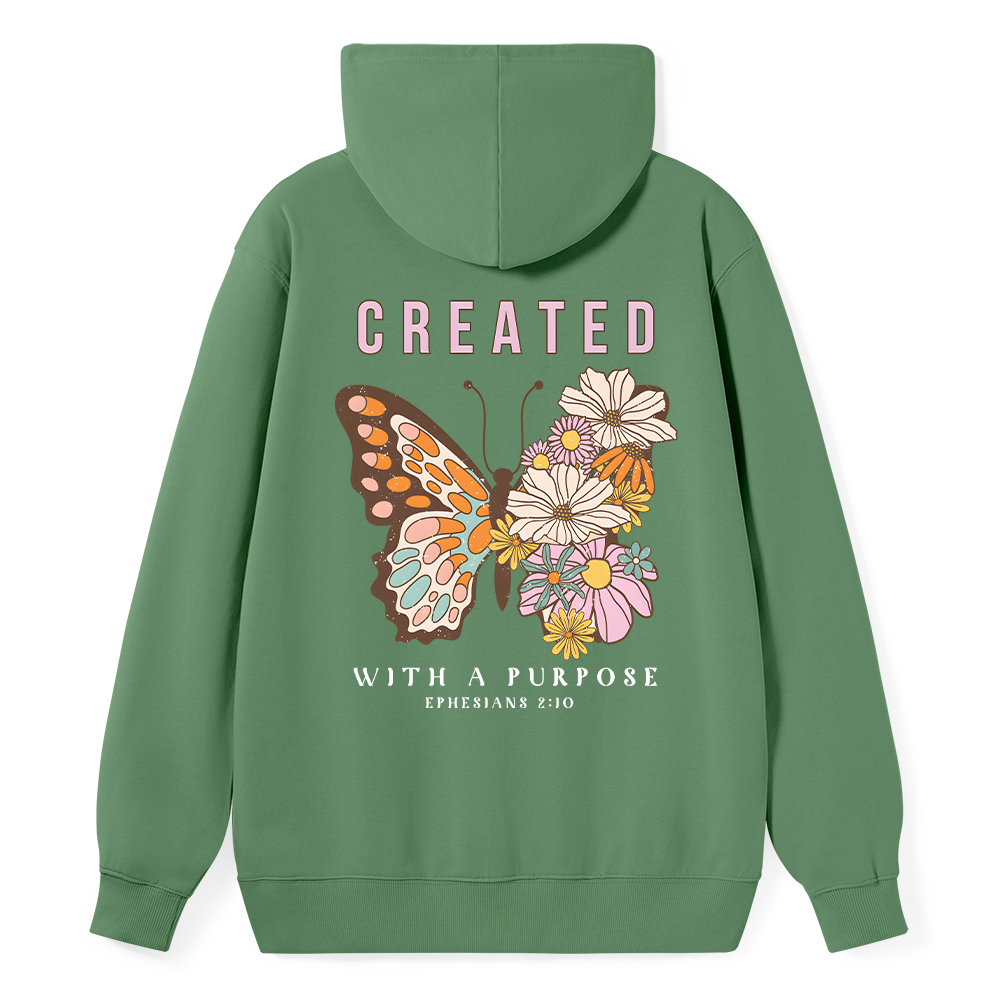 Created With Purpose Christian Classic Hoodie