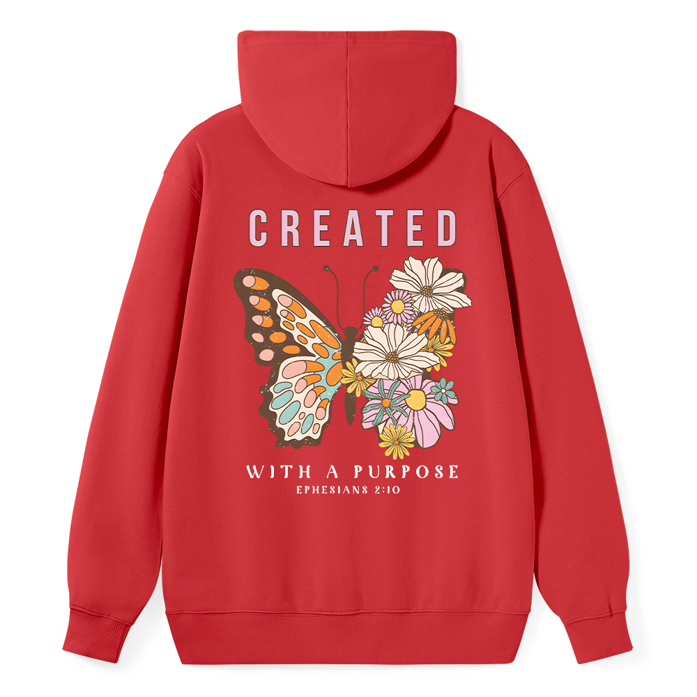 Created With Purpose Christian Classic Hoodie