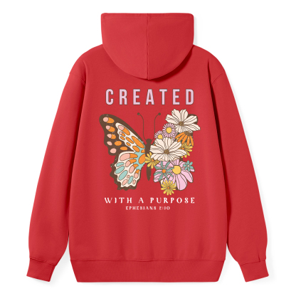 Created With Purpose Christian Classic Hoodie