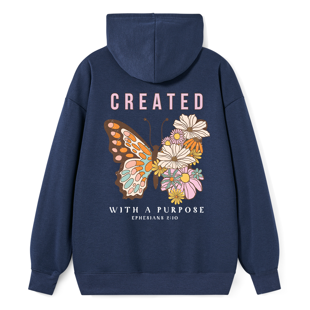 Created With Purpose Christian Classic Hoodie