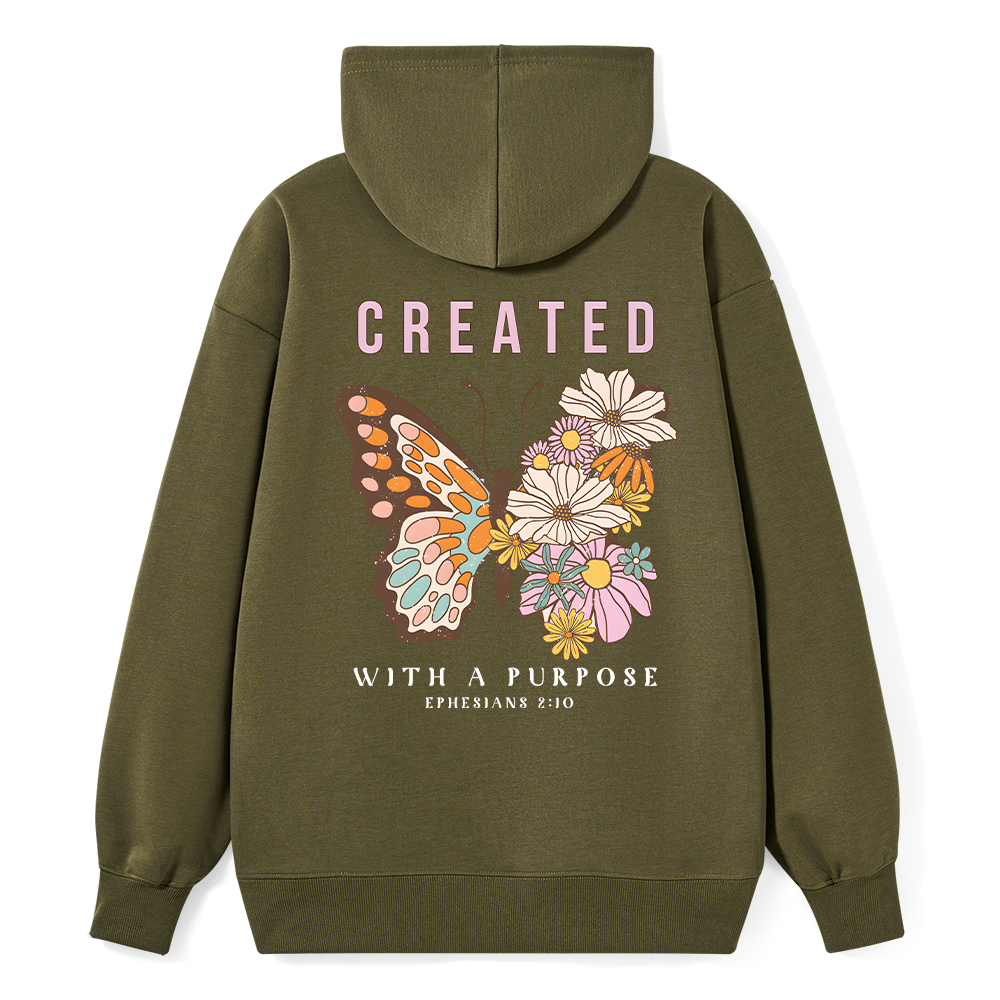 Created With Purpose Christian Classic Hoodie