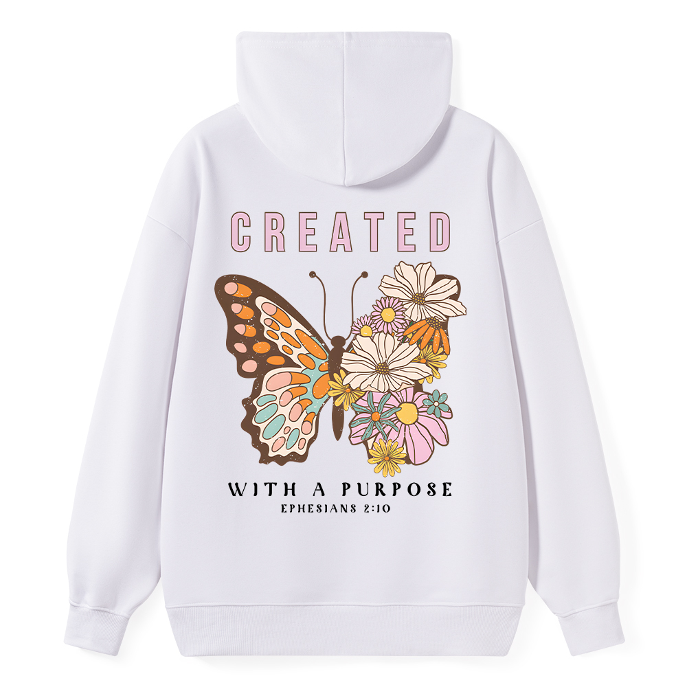 Created With Purpose Christian Classic Hoodie