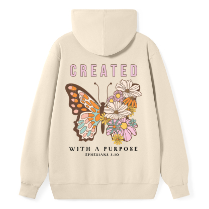 Created With Purpose Christian Classic Hoodie