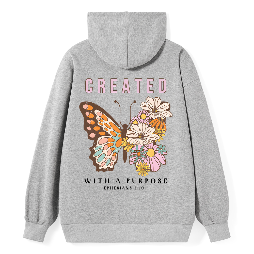 Created With Purpose Christian Classic Hoodie
