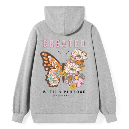 Created With Purpose Christian Classic Hoodie