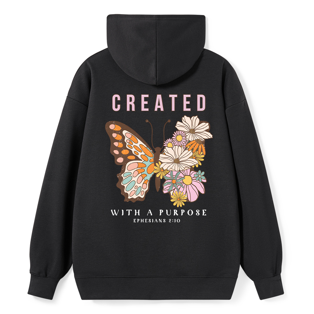 Created With Purpose Christian Classic Hoodie