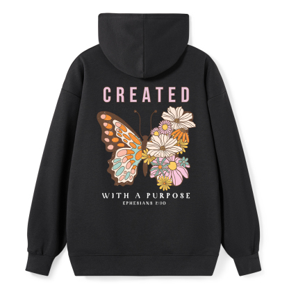 Created With Purpose Christian Classic Hoodie