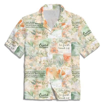 Created With Purpose Christian Hawaiian Shirt