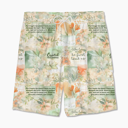 Created With Purpose Christian Hawaiian Shirt